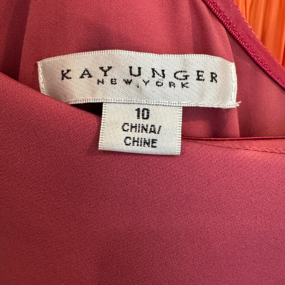 Kay Unger one shoulder dress - Picture 4 of 4